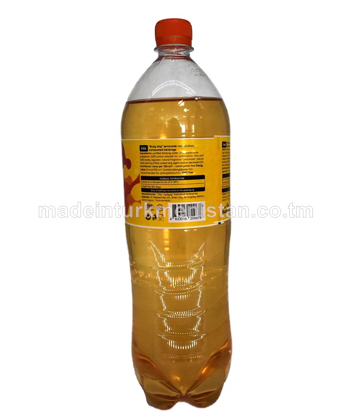 Limonad tagamly alkogolsyz gazlandyrylan içgi