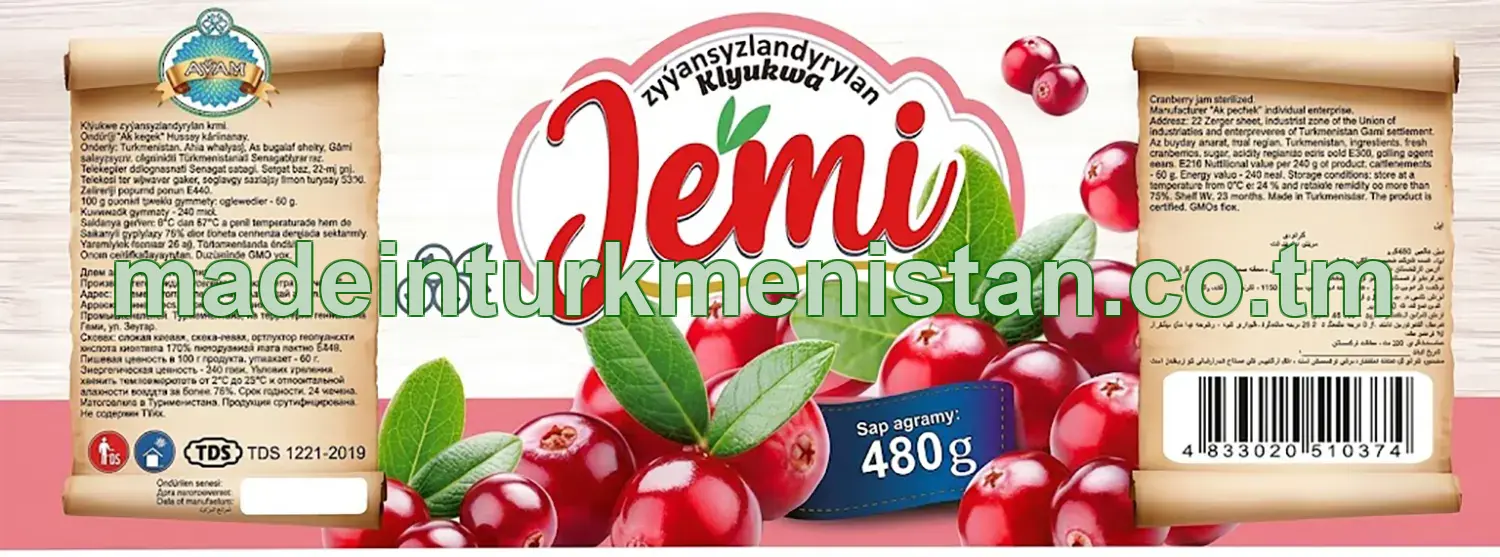 Klýukwa zyýansyzlandyrylan jemi