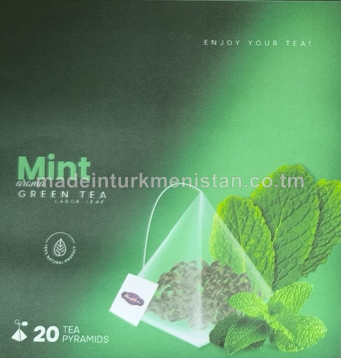 Narpyz ýakymly ysly iri ýaprakly gara çay. Piramida haltajykly (Hytaý Halk Respublikasynyň önümi)