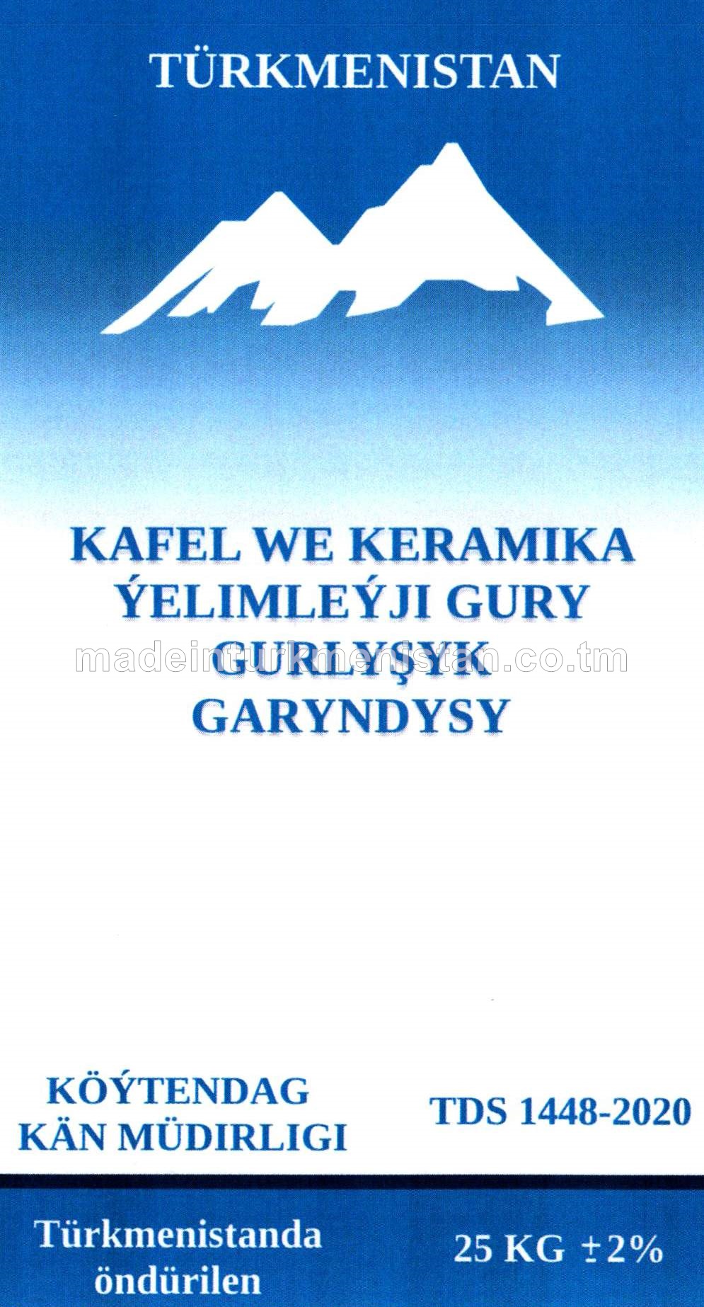 Kafel we Keramika ýelimleýji gury gurluşyk garyndysy