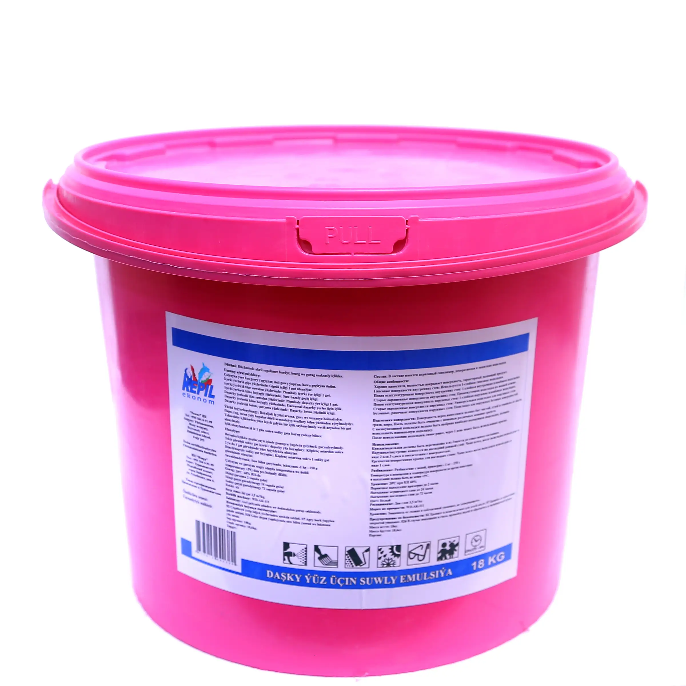 Daşky diwar üçin suwly boýagy Ekonom