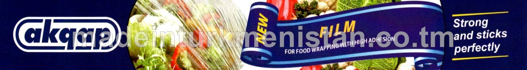 Azyk önümleriniň gaplanylmagy üçin plýonlka 30sm x 9mikron(Hytaý Halk Respublikasynyň önümi)