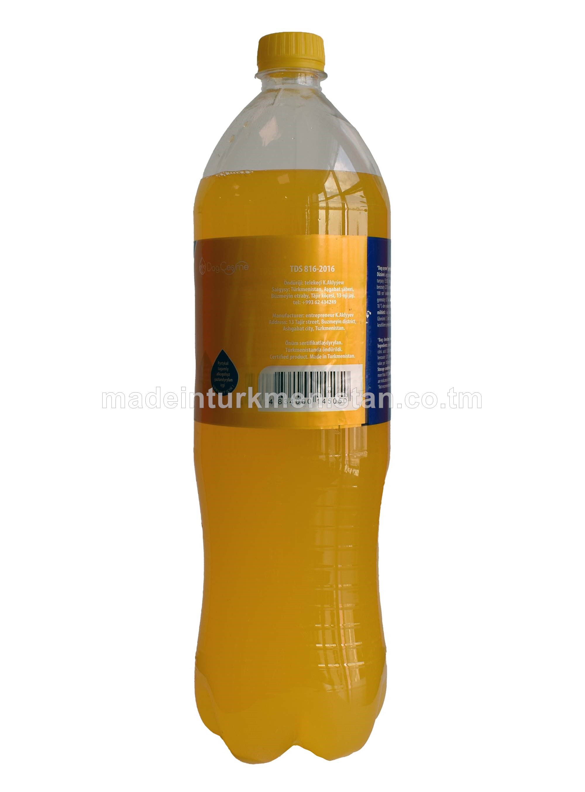 Pyrtykal tagamly alkogolsyz gazlandyrylan içgi