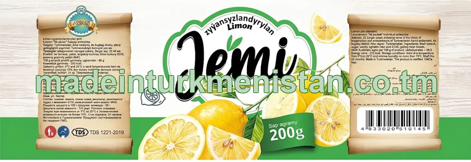Limon zyýansyzlandyrylan jemi 