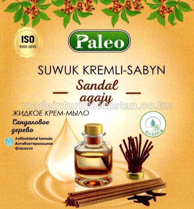 Suwuk kremli-sabyn "Sandal agajy". Antibakterial formula