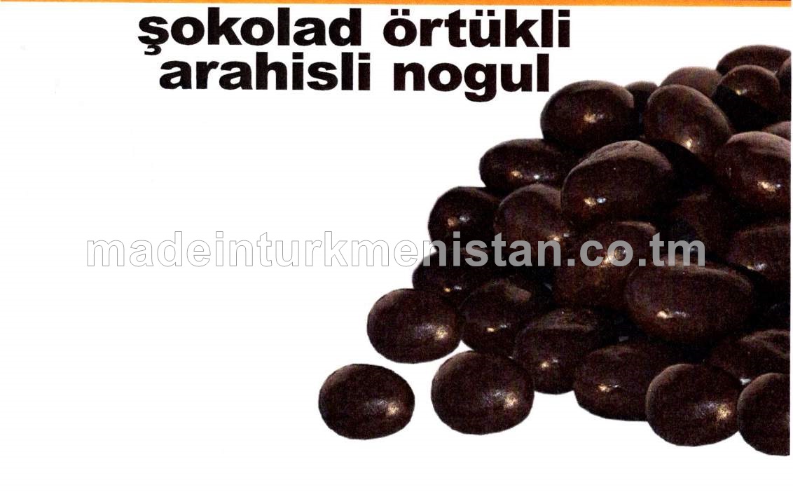 Şokalad örtükli arahisli nogul