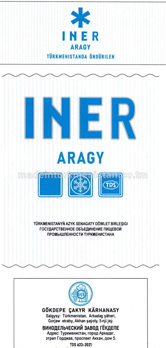 "Iner" aragy. Alk:40%