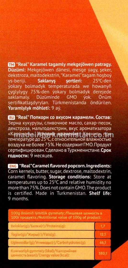 "Real" karamel tagamly mekgejöwen patragy