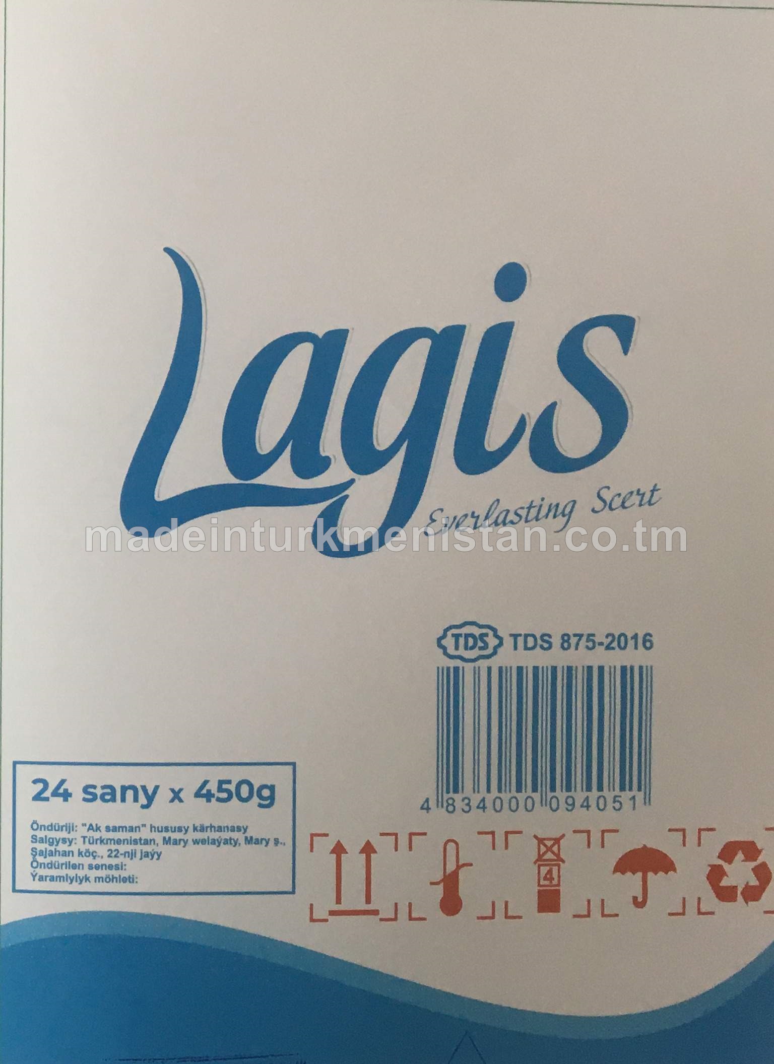 "Lagis" for hand washing everlasting scert, 24sanyx450g