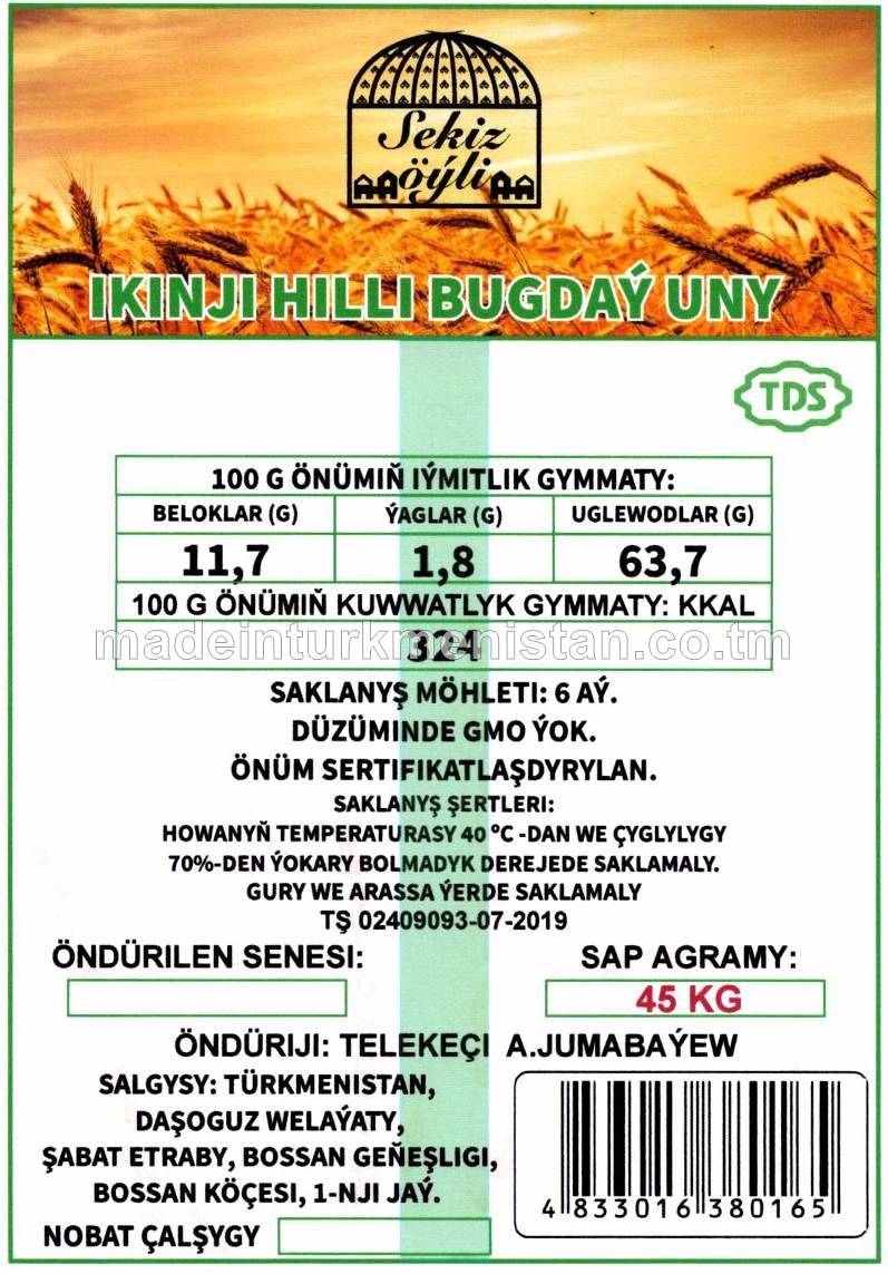 Ikinji hilli bugday uny