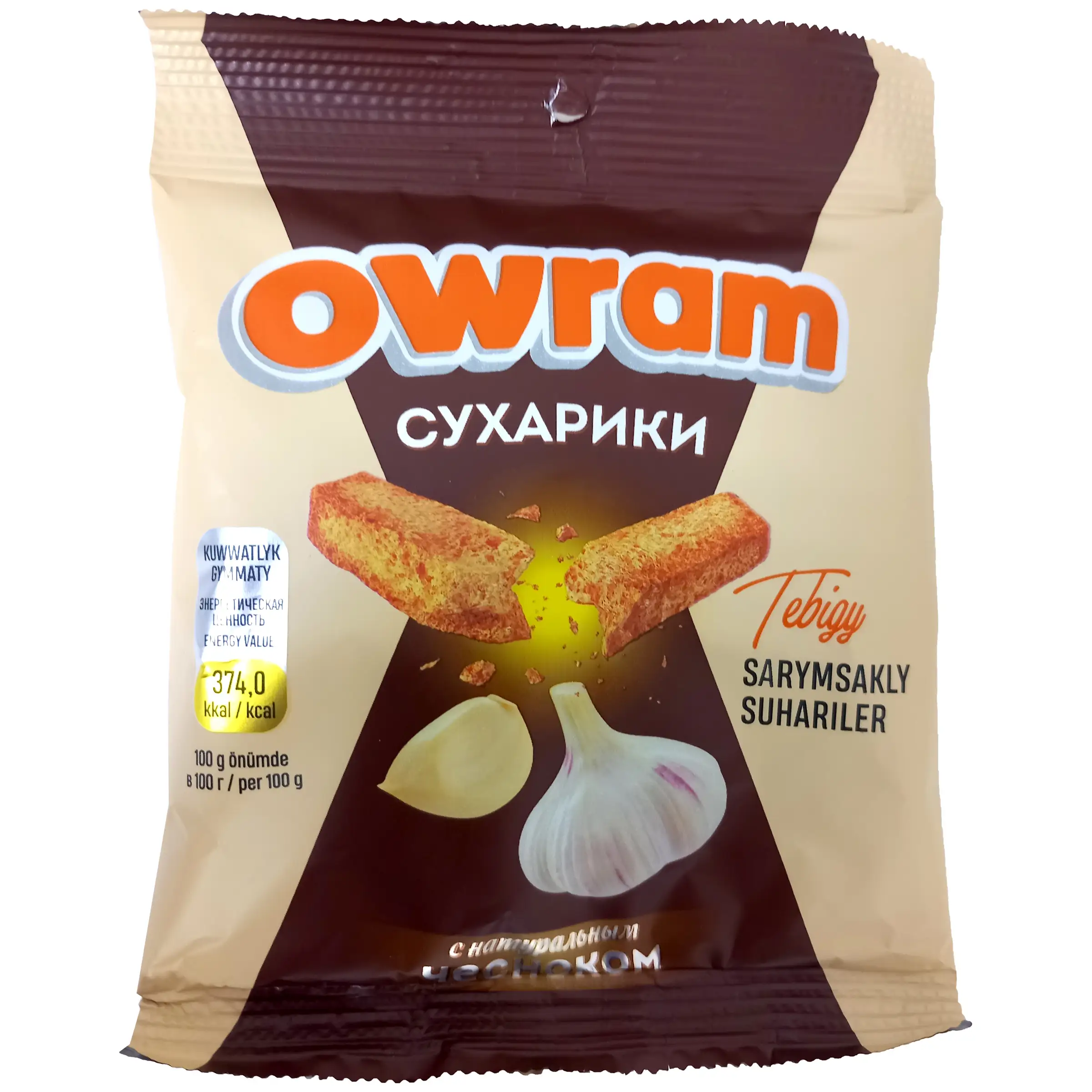 Tebigy sarymsakly suhariler