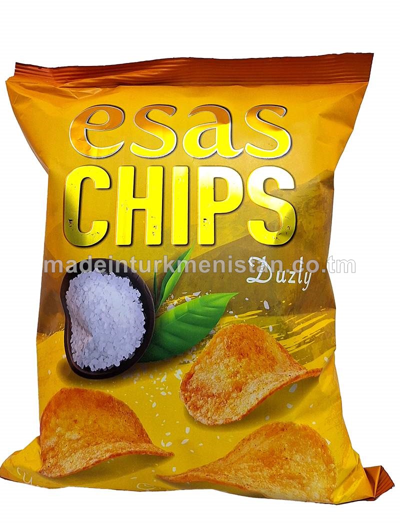 "Tükel-Esas" Ýeralmadan duzly çipsiler