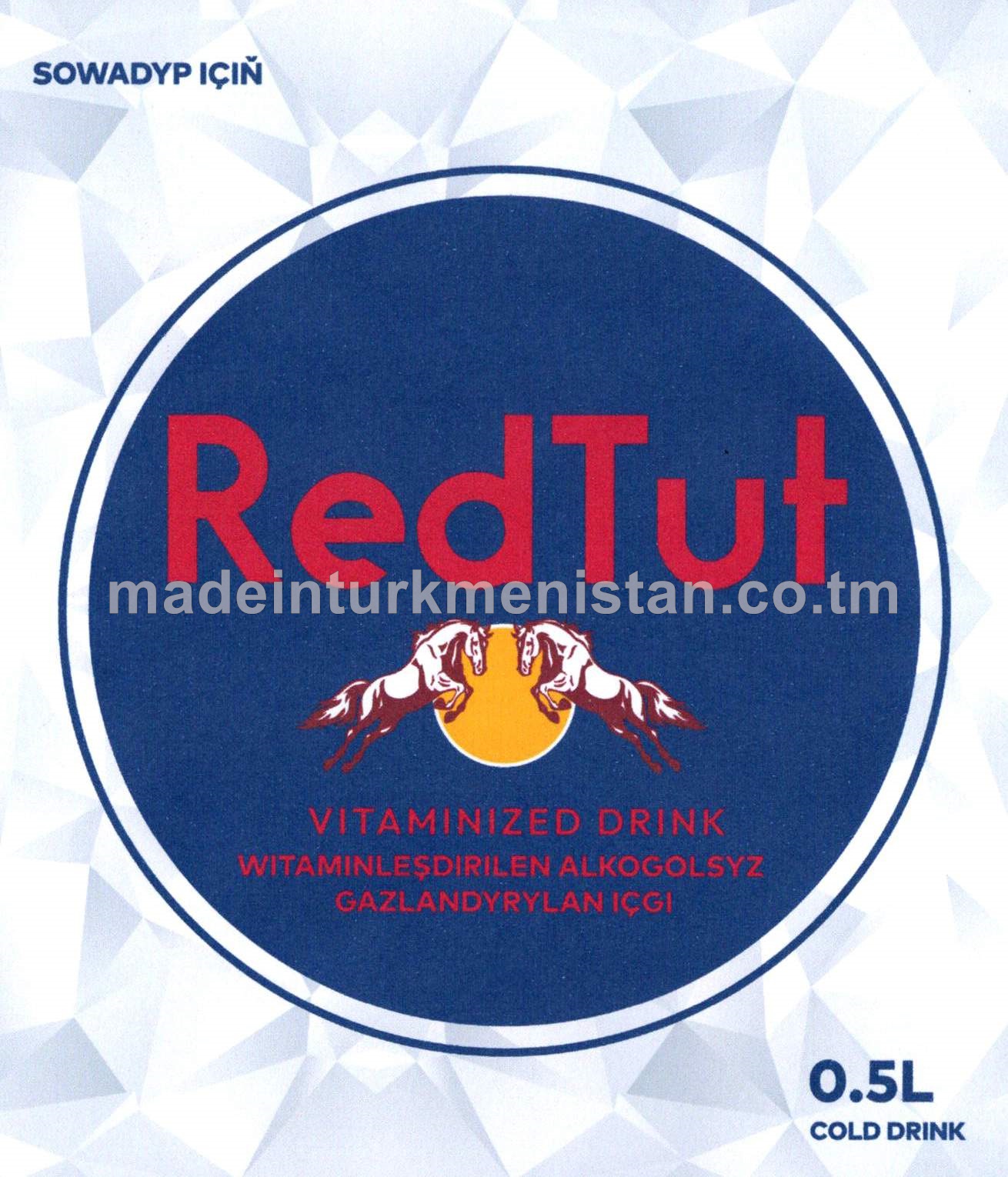 "RedTut" zirk hoşboý ysly witaminleşdirilen alkogolsyz gazlandyrylan içgi