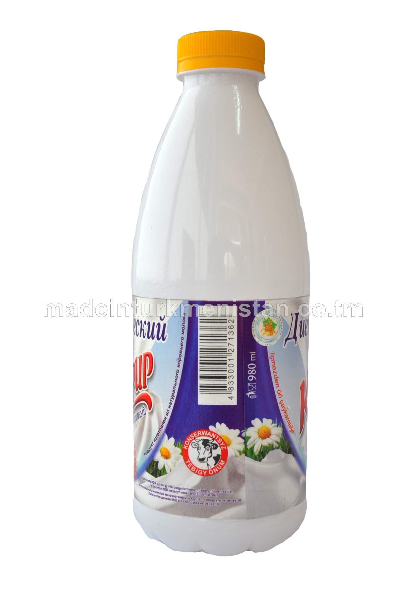 Ýagsyz kefir ýaglylygy 1%