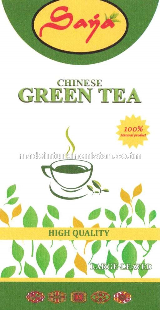 Iri ýaprakly Hytaý gök çaýy 100 gram