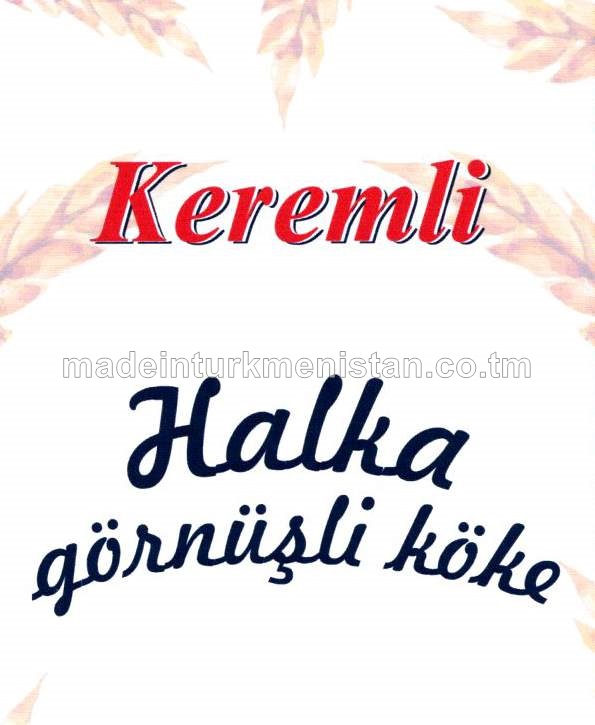 Halka görnüşli köke, ýokary hilli bugdaý unundan