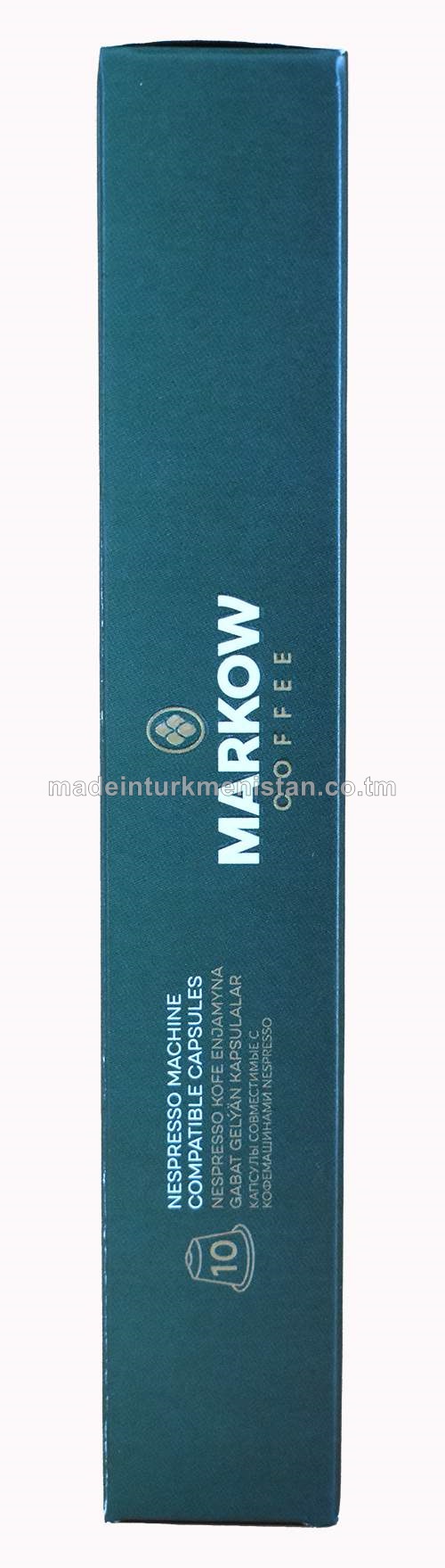 Supremo espresso üwelen kofe kapsulada ortaça gowurlan (10 sany)