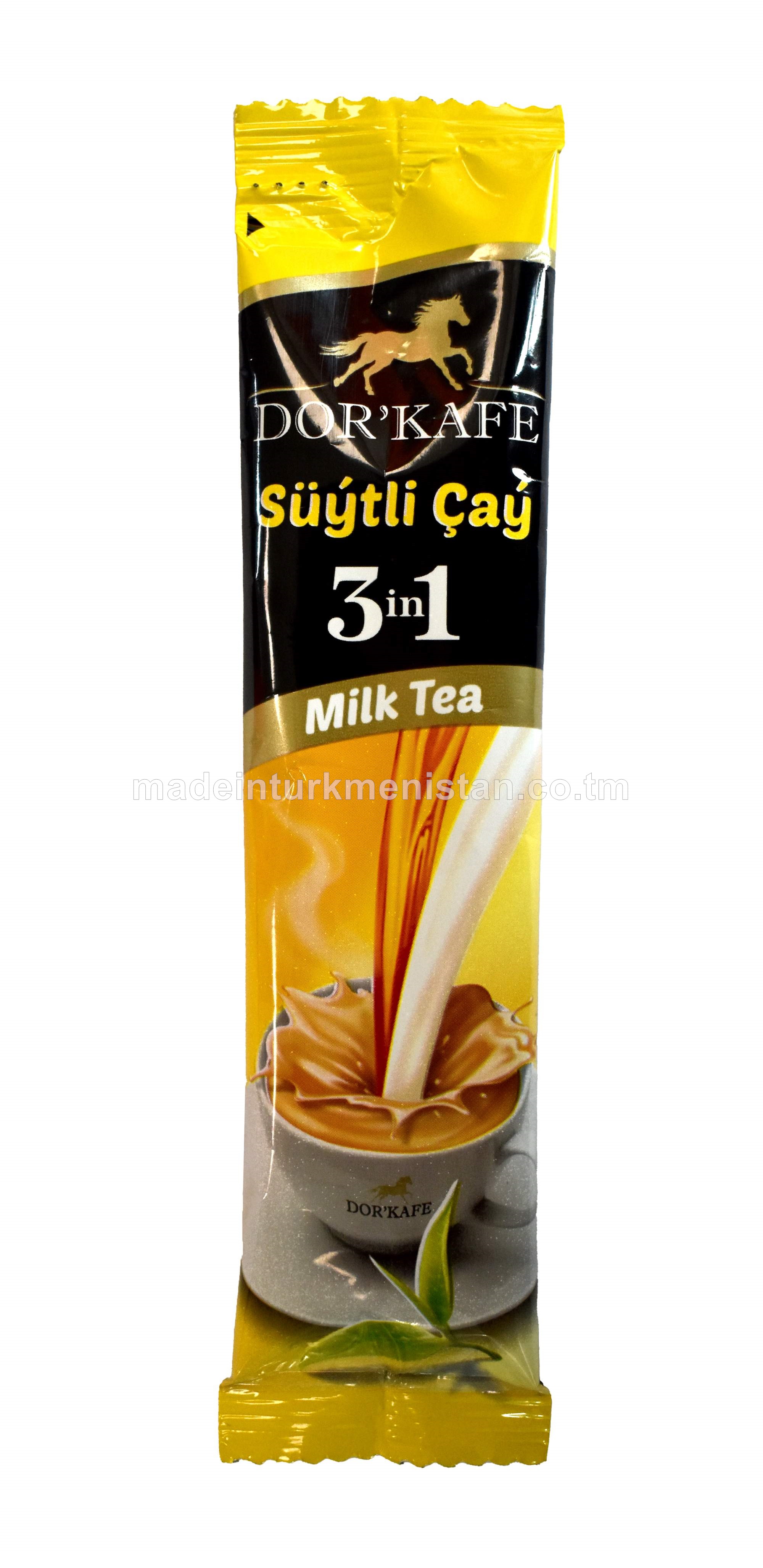 Tiz ereýan süýtli çaý iýgisi 3-si 1-de