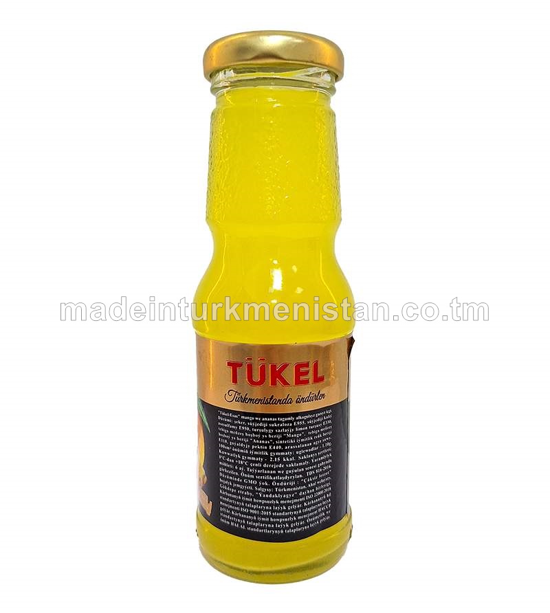 "Tükel-Esas" Mango we Ananas tagamly alkogolsyz gazsyz içgi