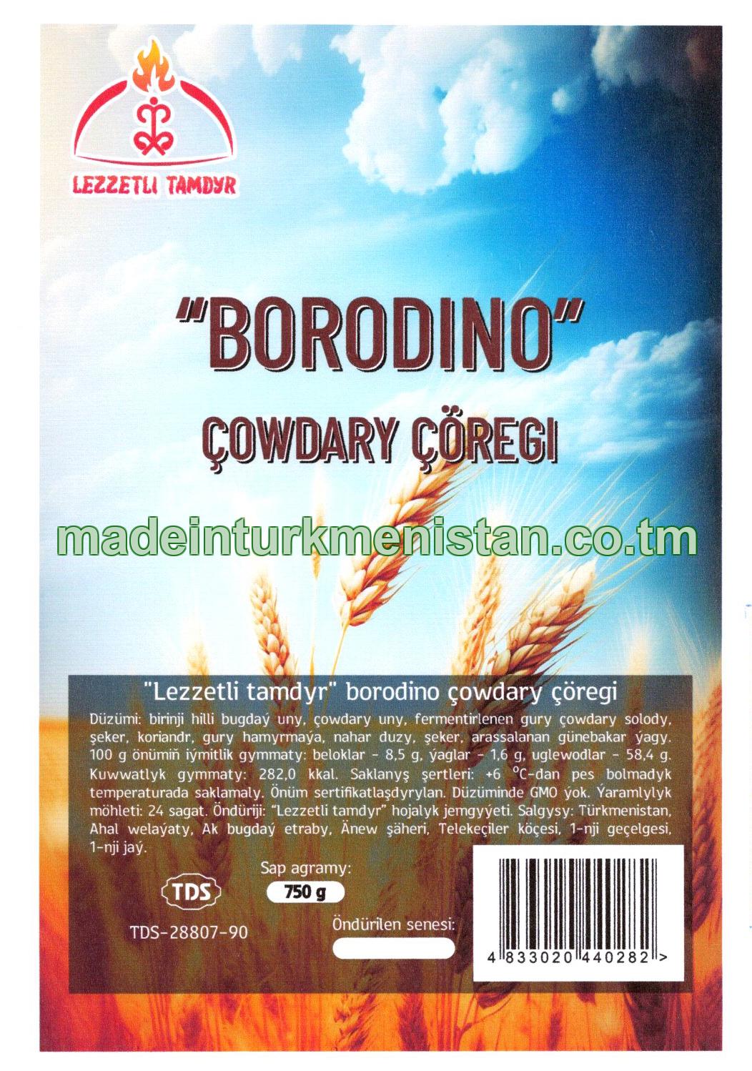 "Lezzetli tamdyr" borodin çöregi