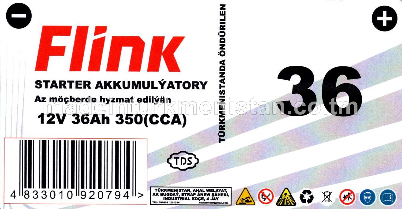 Akkumulýator 12V 36Ah 350 (CCA)