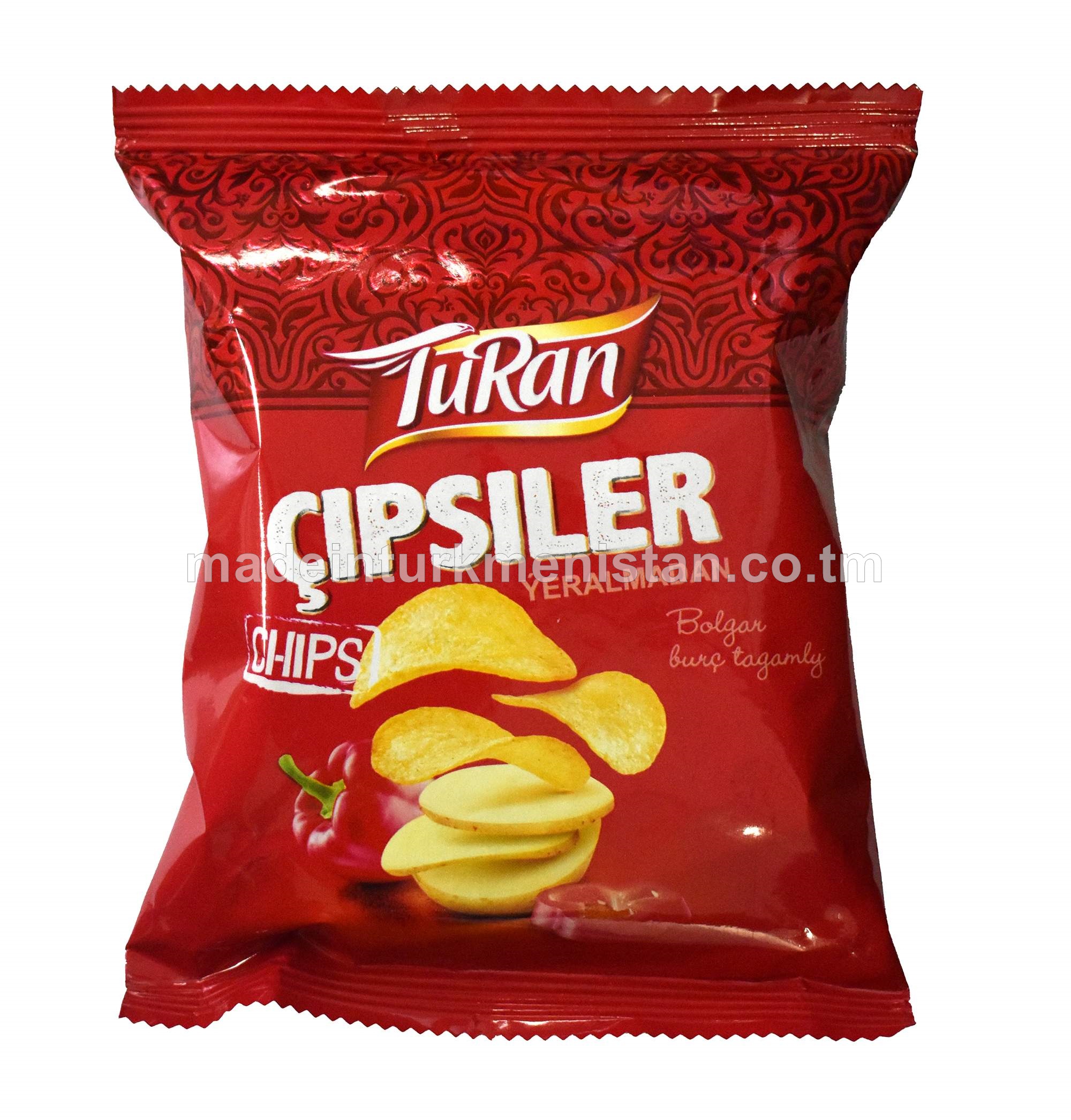 Ýeralmadan bolgar burç tagamly çipsiler