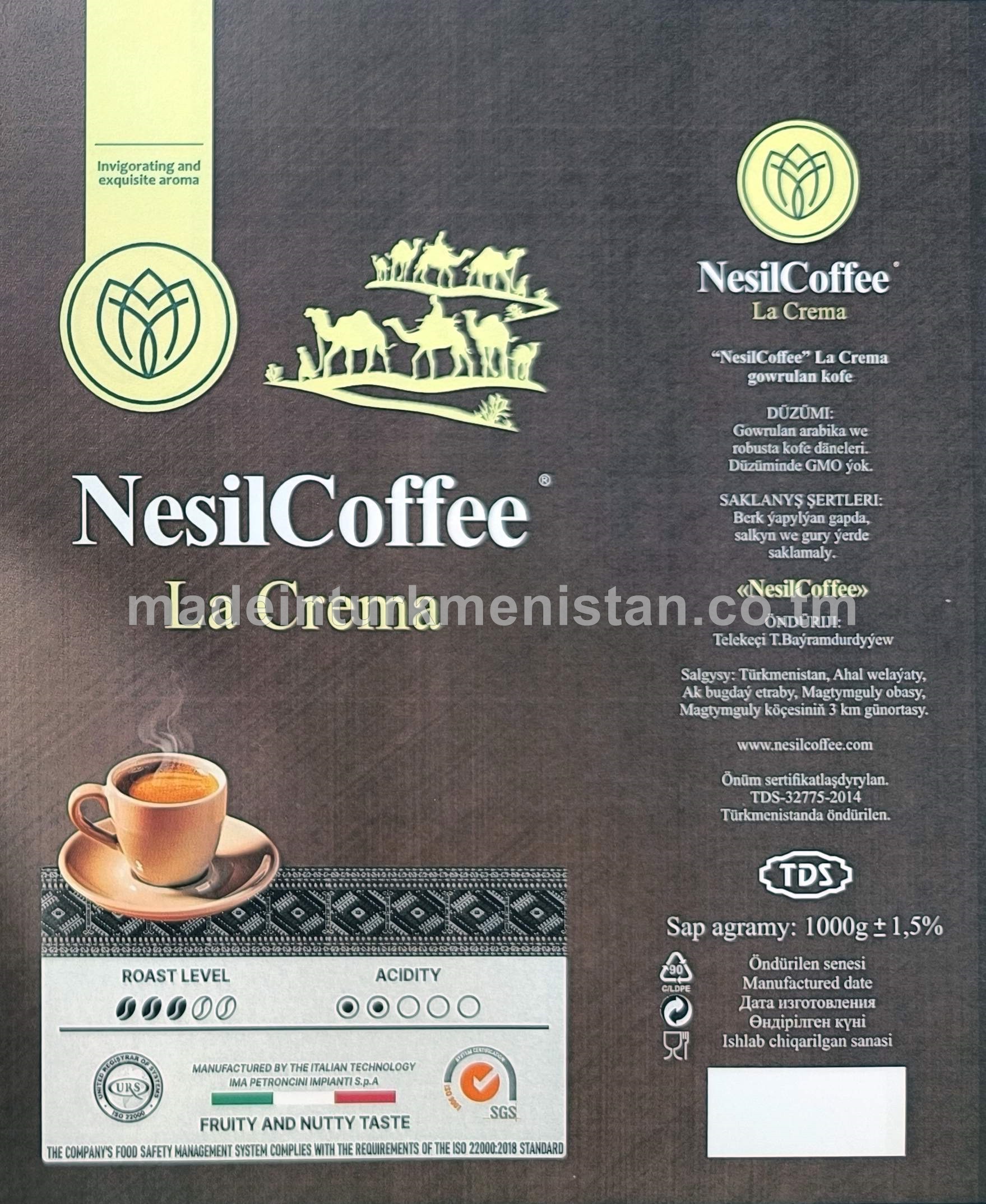 "NesilCoffee" La Crema gowrulan kofe