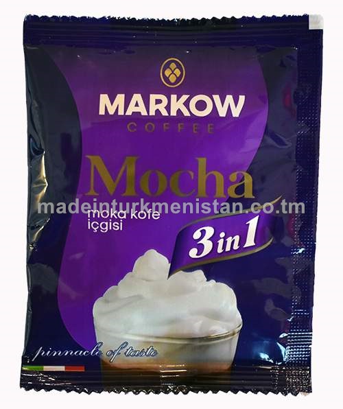 Ereýän kofe içgisi moka "Markow kofe" 3-de 1