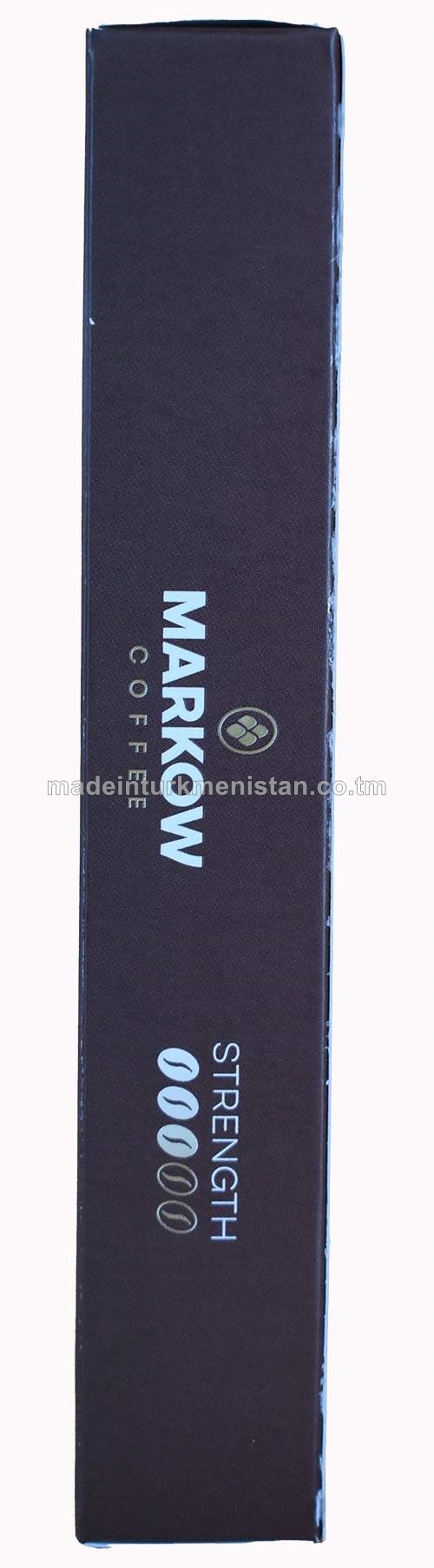 Üwelen kofe kapsulada ortaça gowurlan Markow Coffee (10 sany)