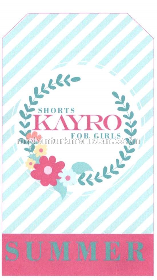 Mekdebe çenli ýaşly gyzlaryň trikotaž matadan şortysy. Model: Ş1000, artikul: 1, ölçegi 32
