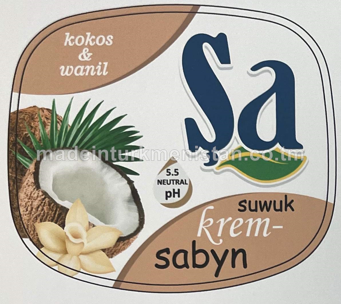 Şa suwuk krem-sabyn, kokos&wanil 