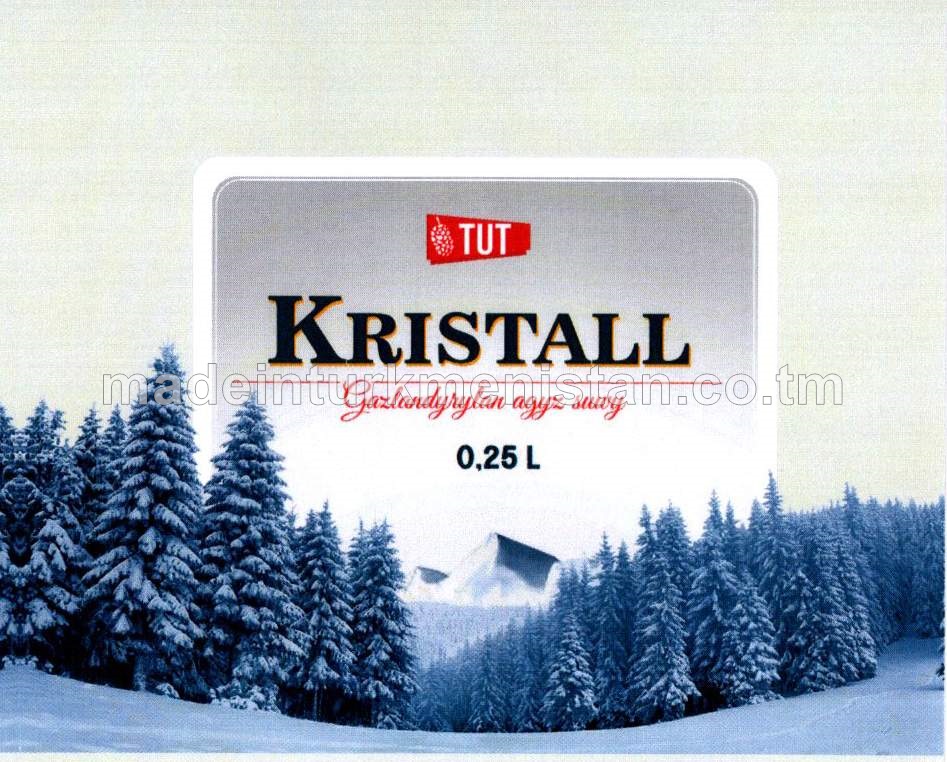 "Kristal" gazlandyrylan agyz suwy