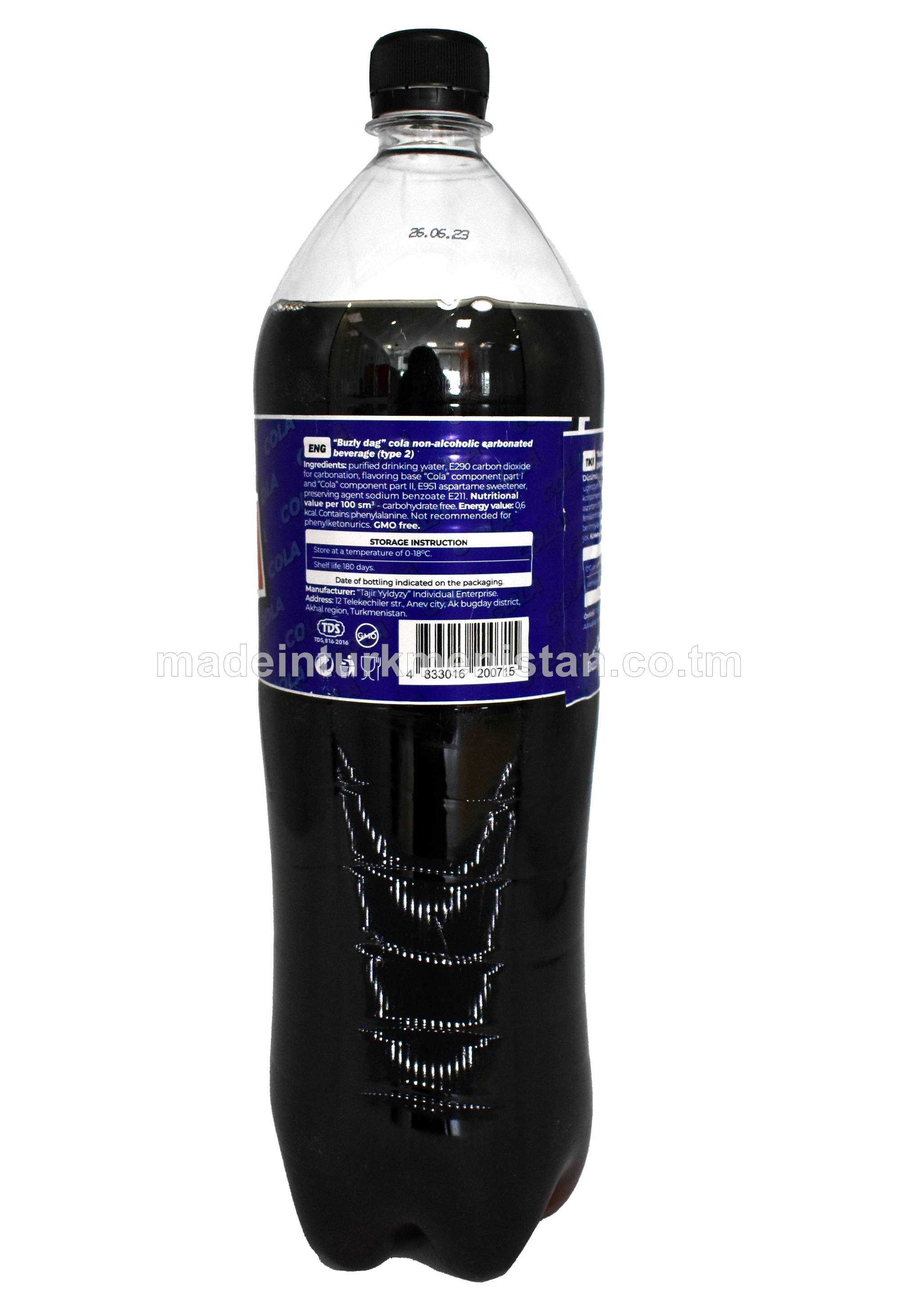 Kola alkogolsyz gazlandyrylan içgi