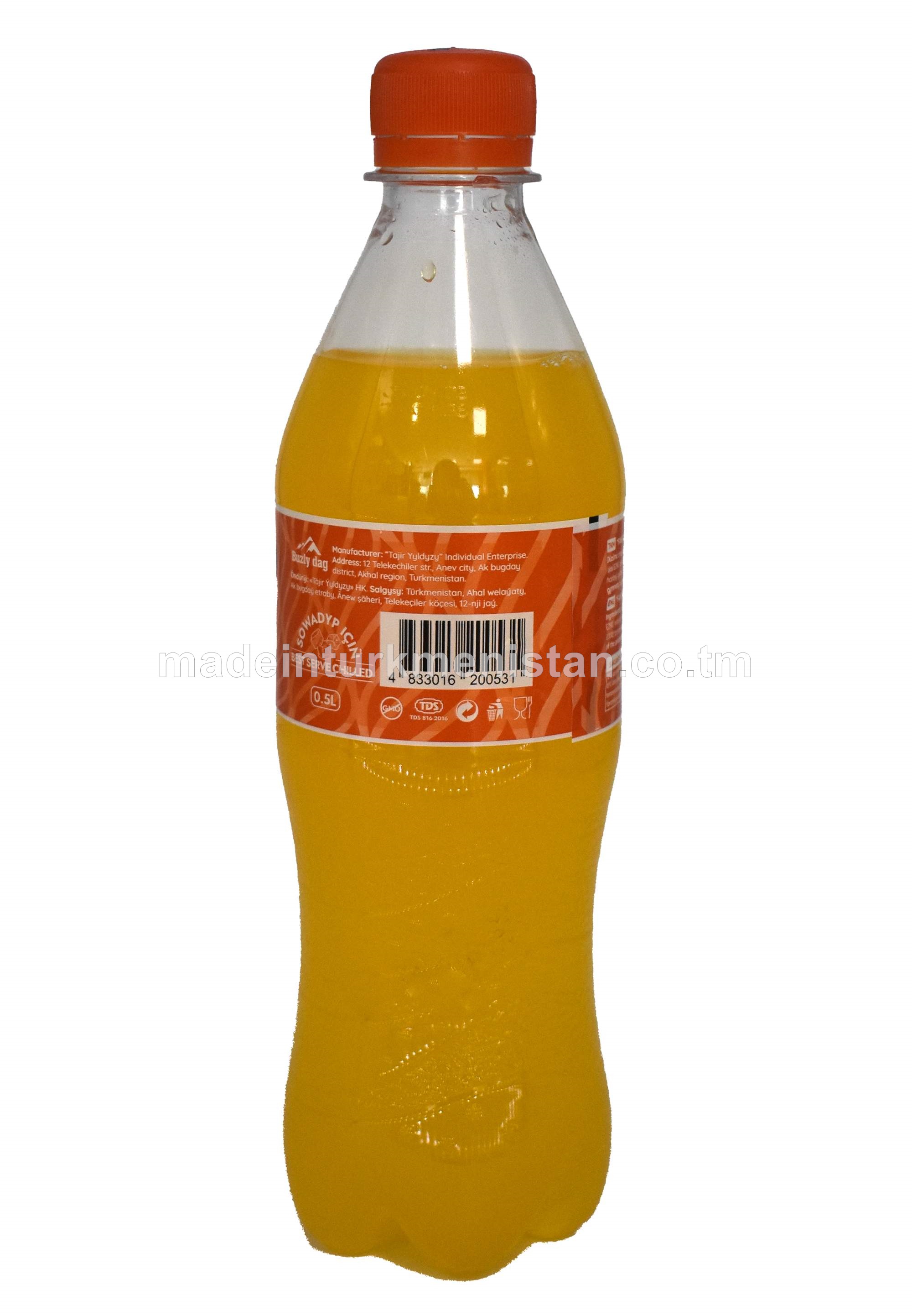 "Fantazzy" pyrtykal alkogolsyz gazlandyrylan içgi