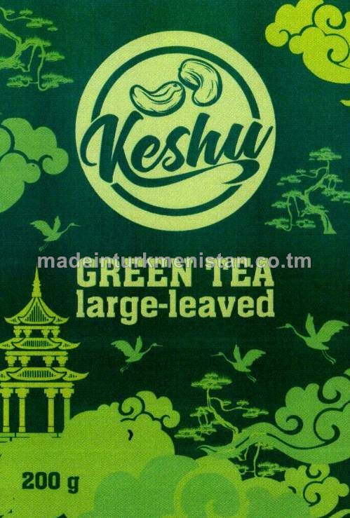 Preslenmedik gök çaýy iri ýaprakly. Ýokary hilli