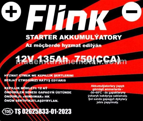 Akkumulýator 12V 135Ah 750 (CCA)