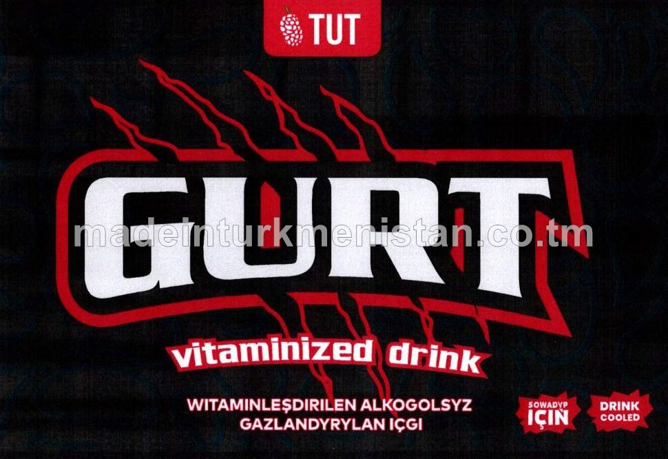 "Gurt" witaminleşdirilen alkogolsyz gazlandyrylan içgi (2-nji görnüş)