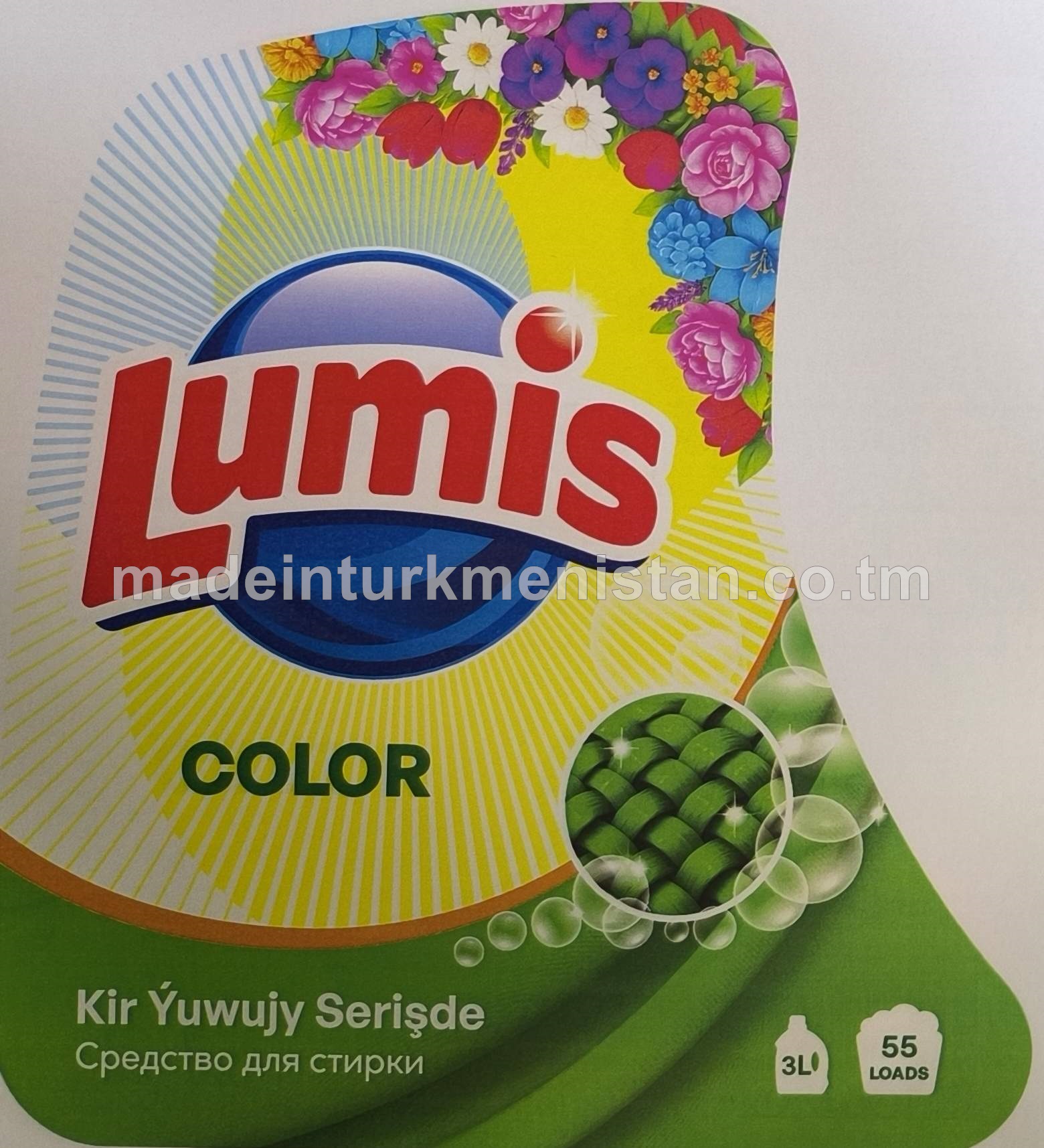 Kir ýuwujy serişde. Color