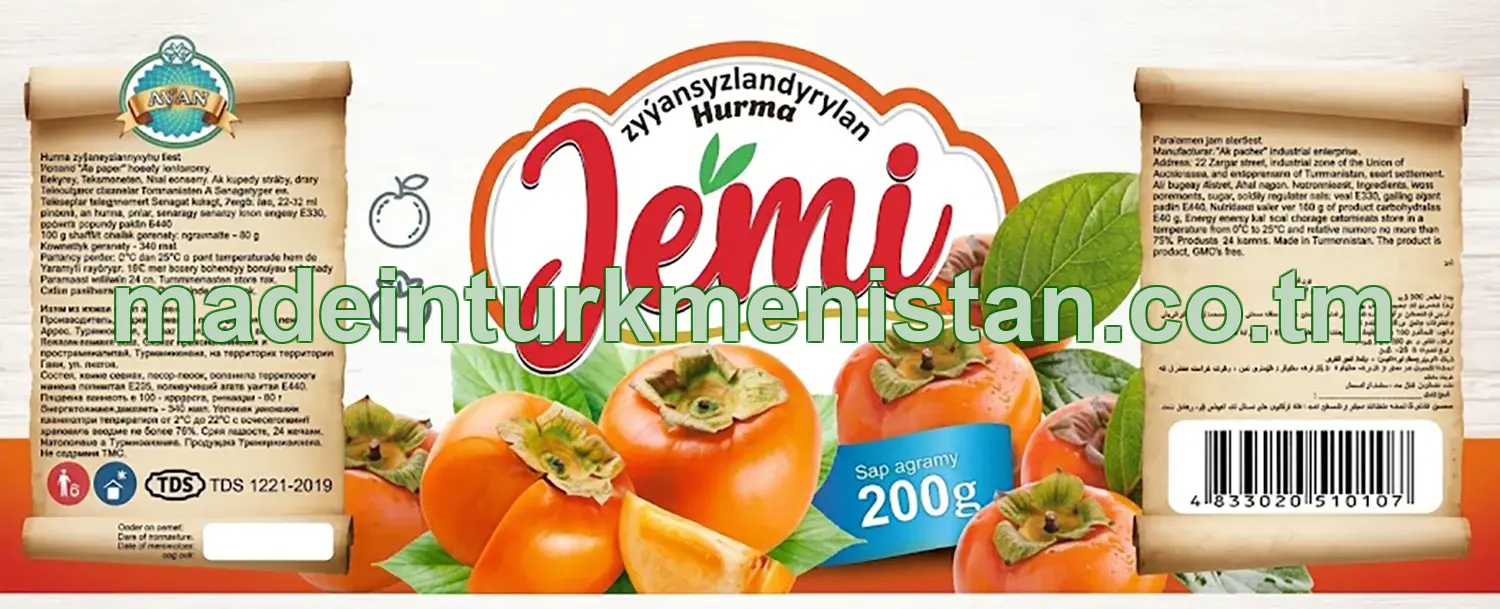 Hurma zyýansyzlandyrylan jemi 