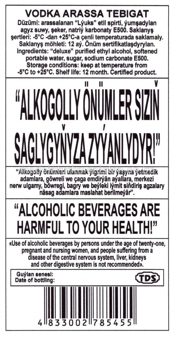 "ARASSA TEBIGAT" aragy. Alk: 40%