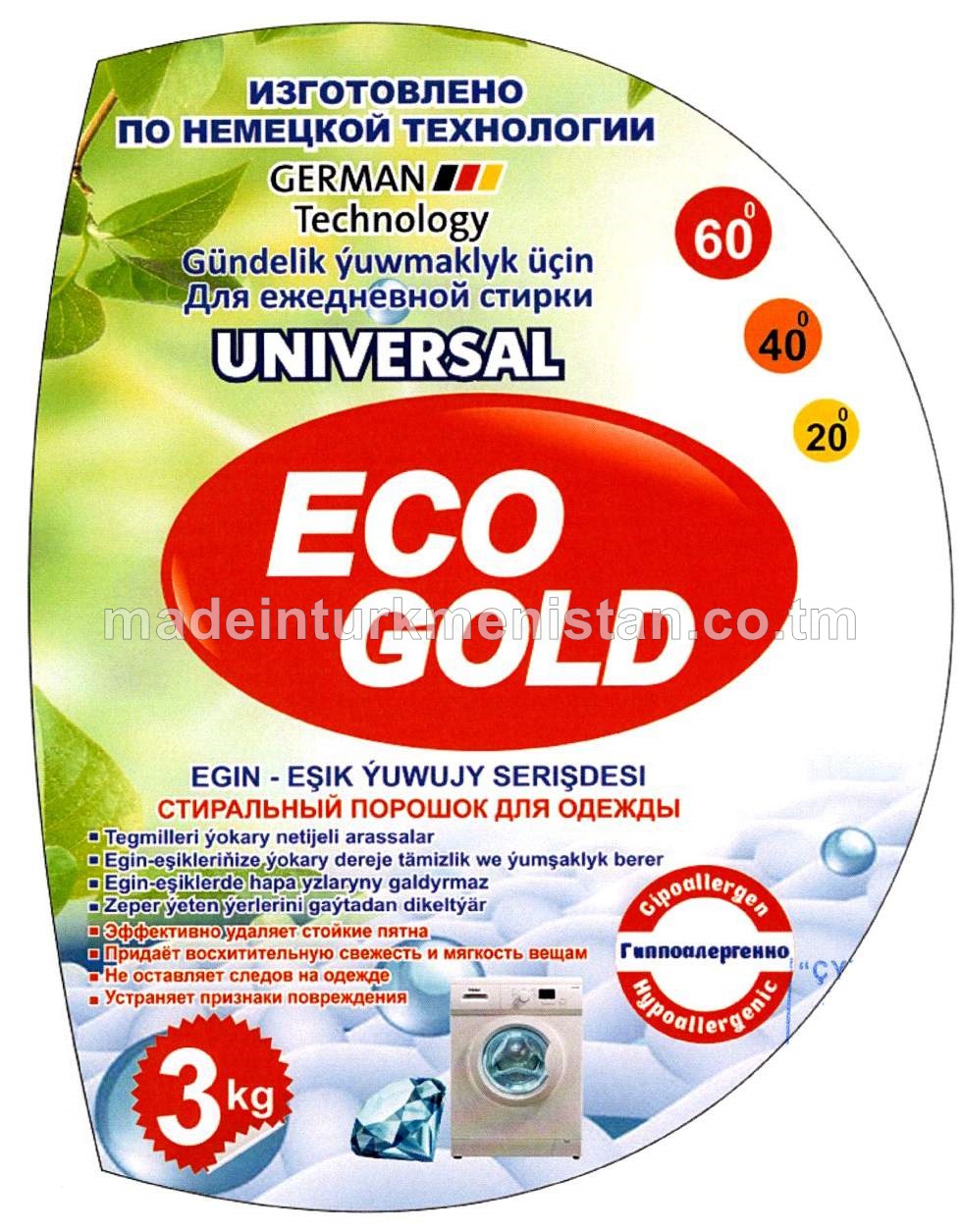 Eco Gold egin-eşik ýuwujy serişde (universal)