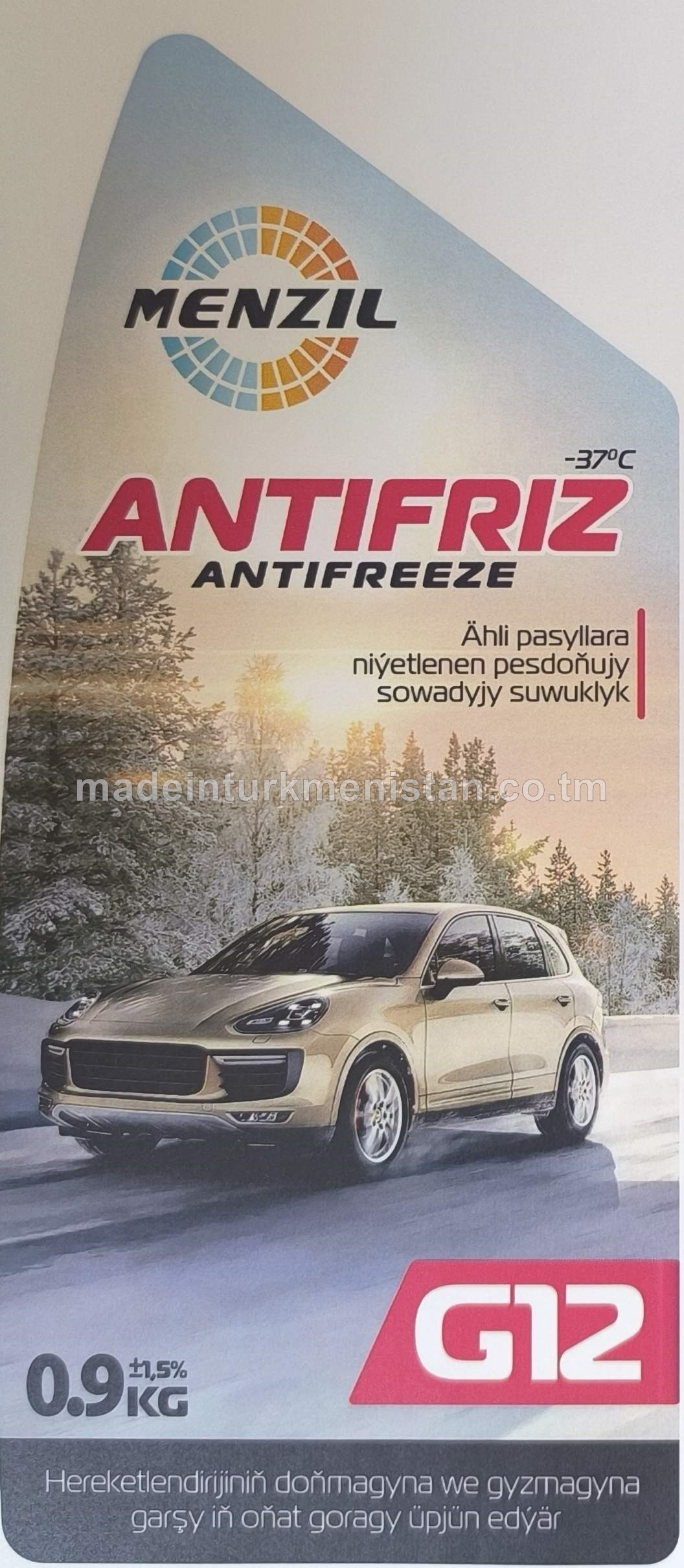 Pesdoňujy sowadyjy suwuklylar "Antifriz G12 Red" (-37°C)