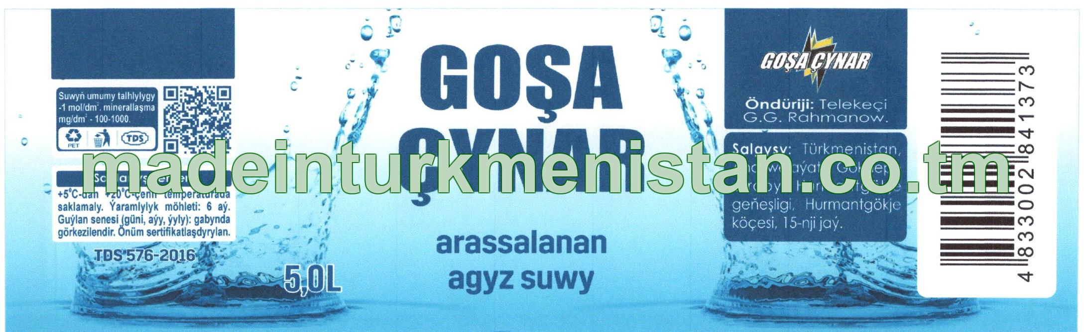 Arassalanan agyz suwy
