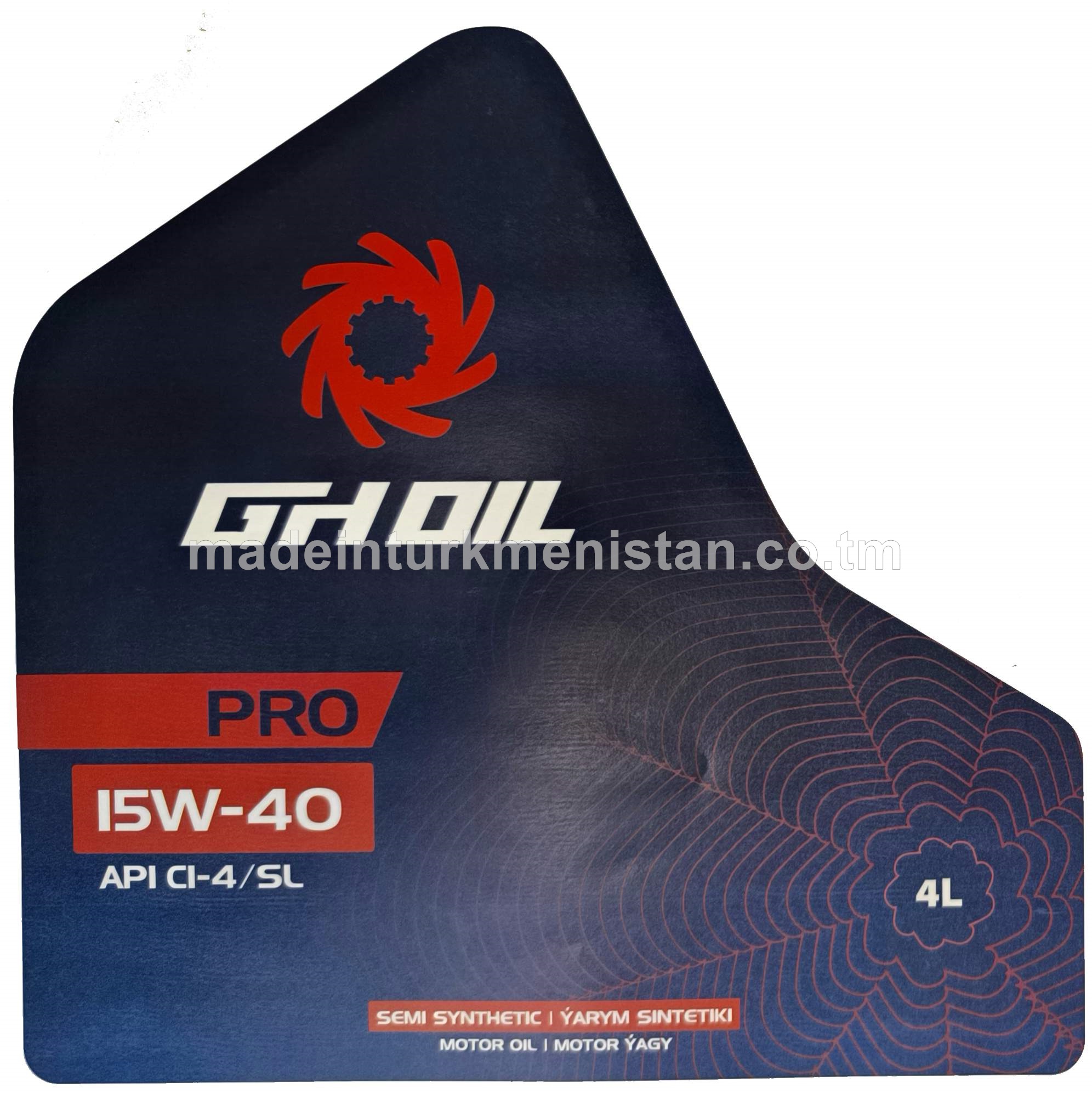 Ýarym sintetiki hereketlendiriji ýagy PRO 15W-40 API CI-4/SL