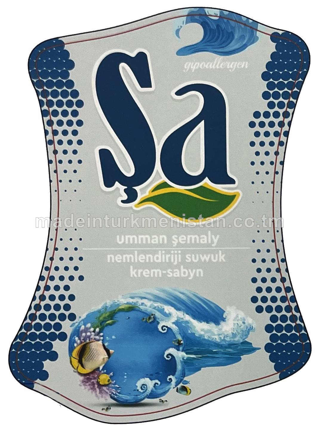 Şa nemlendiriji suwuk krem-sabyn, umman şemaly