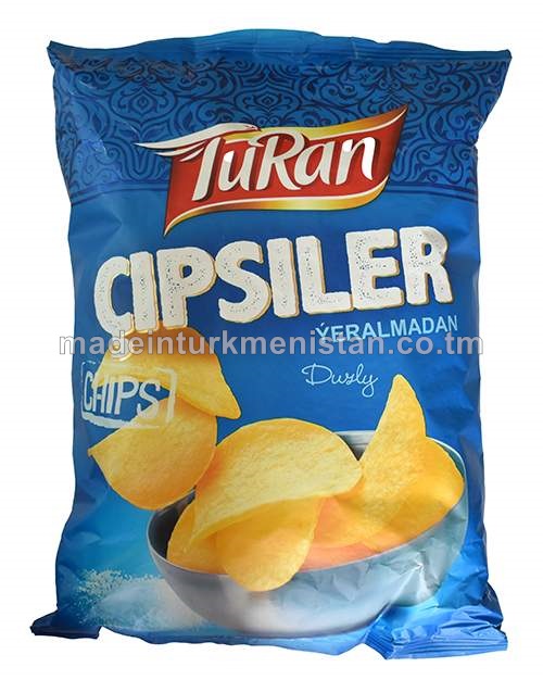 Ýeralmadan duzly çipsiler