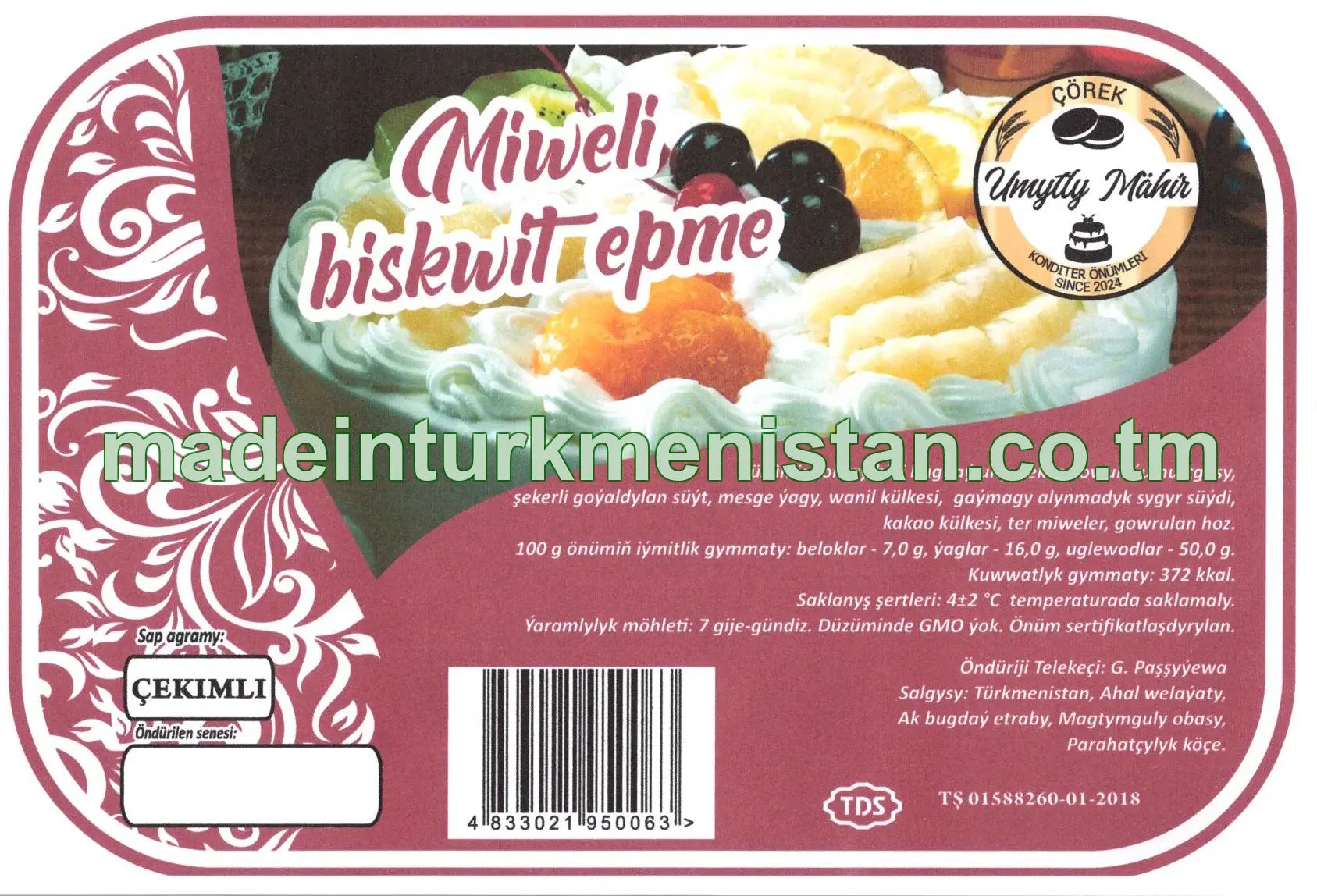 Miweli biskwit epme (çekimli)