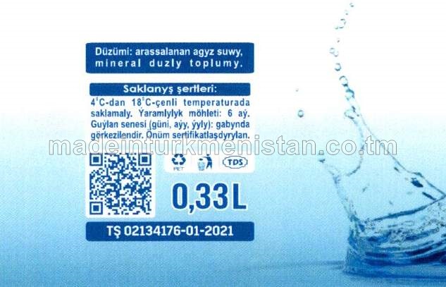 Emeli minerallaşdyrylan agyz suwy