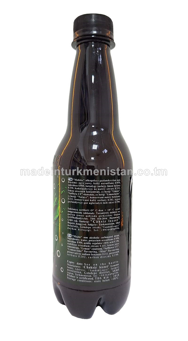 Mohito alkogolsyz gazlandyrylan içgi