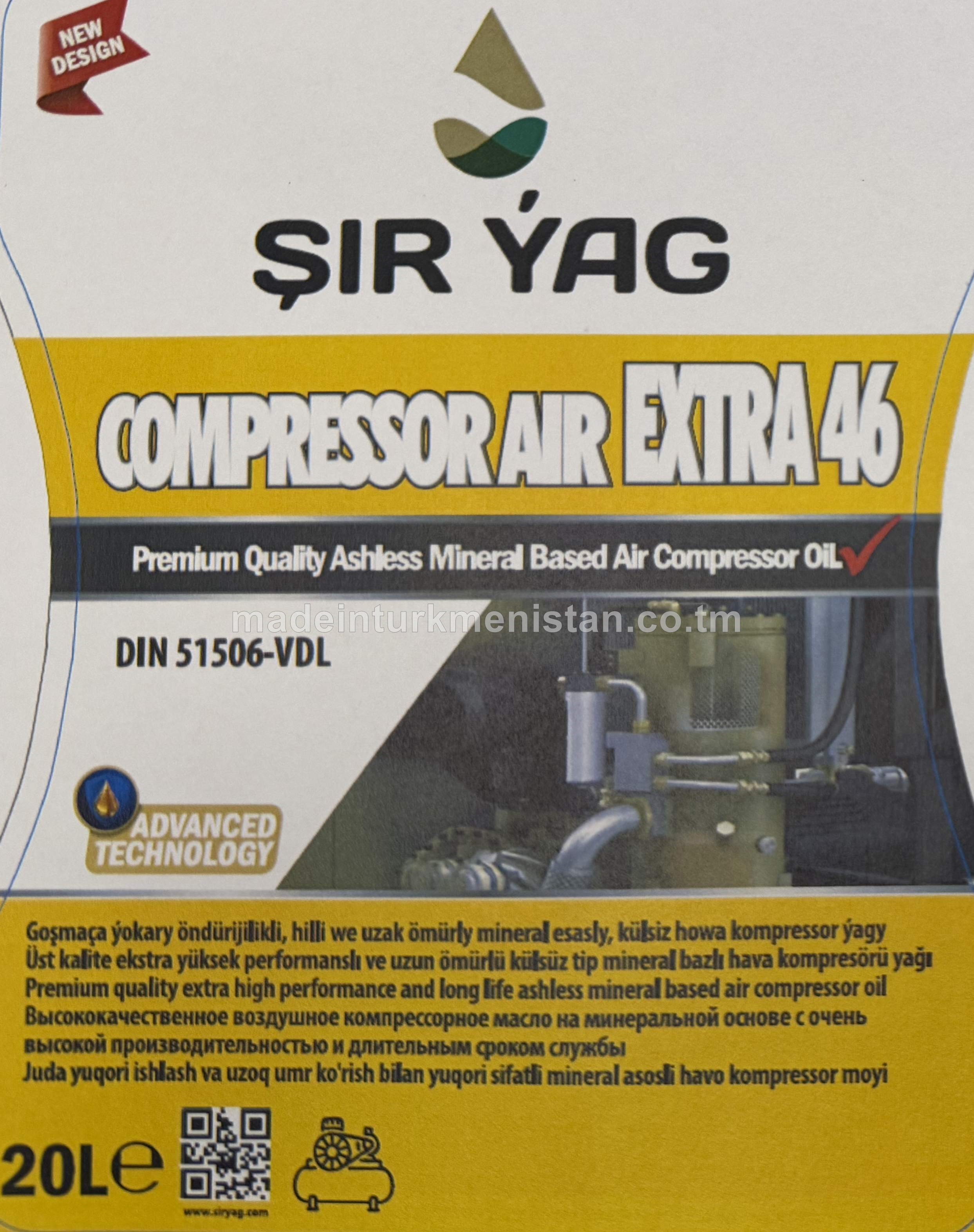 COMPRESSOR AIR-EXTRA 46 howa kompressor ýagy